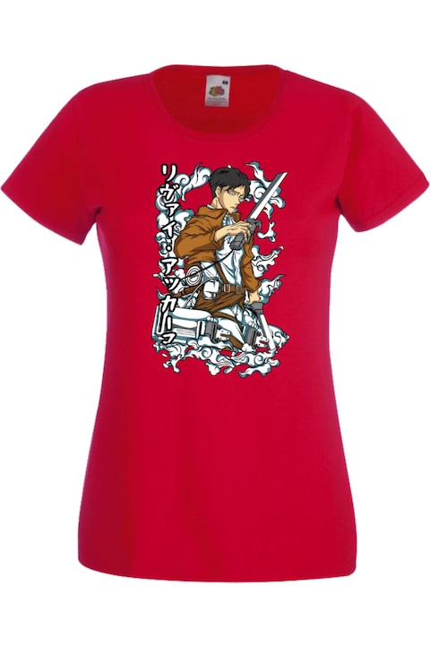 Дамска Тениска Anime Manga Tralala attack on titan Levi Ackermann eren yeager annie leonhart porco titans Attack on Titan Levi Ackerman 03