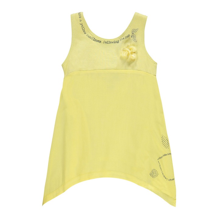 Tunica pentru fete, Kanz, Vascoza, Galben, Galben