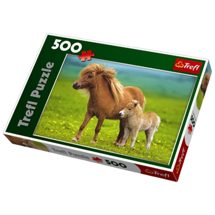 Пъзел Пони на поляната, Trefl, 500 части