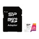 MicroSDXC 128 Gb карта памет, Silicon Power Elite, UHS-I U1, A1, клас 10, с адаптер