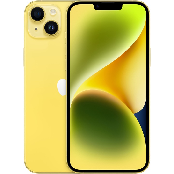 Смартфон Apple iPhone 14 Plus, 128GB, 6GB RAM, 5G, Yellow