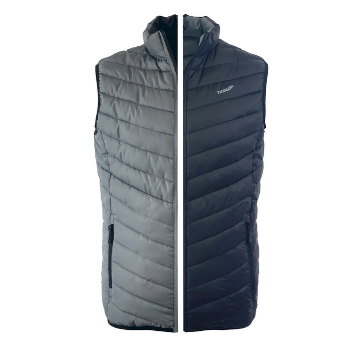 Vesta sport barbati, TEXAR, Nailon/Poliester, Gri/Bleumarin -- 32158, Gri/Bleumarin