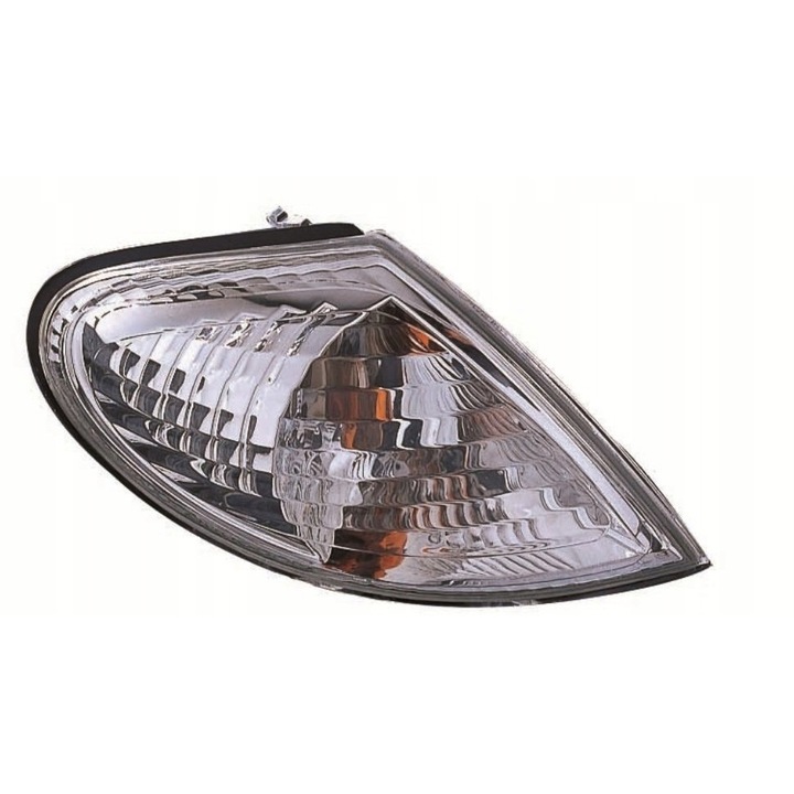 Десен мигач, Polcar, Съвместим с Nissan Almera N16, 2000-2002, Черен/Прозрачен