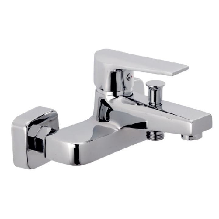 Fürdőcsaptelep rövid és fix csappal - króm Safir 101 termékcsalád