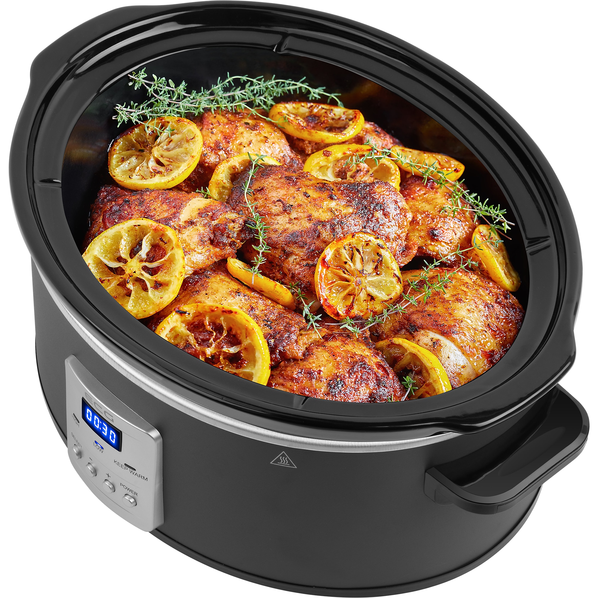 Oala electrica Slow cooker ECG PH 6530 Master, 6.5 litru, 270 W, vas