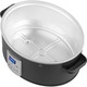 Oala electrica Slow cooker ECG PH 6530 Master, 6.5 litru, 270 W, vas ceramic, afisaj LED