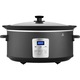Oala electrica Slow cooker ECG PH 6530 Master, 6.5 litru, 270 W, vas ceramic, afisaj LED