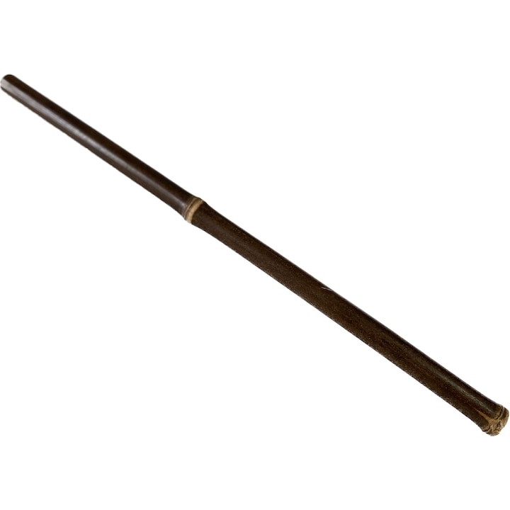Bat bambus, masaj, tonifiere, anticelulitic, culoare negru, 50 cm