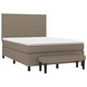 vidaXL tópszínű szövet rugós ágy matraccal 140 x 200 cm 61.14 kg 3136441