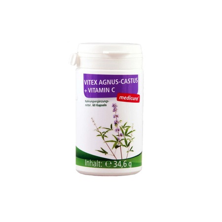 Supliment Hormonal Vitex Agnus Castus Plus Vitamina C Echilibreaza Sistemul Hormonal Feminin 60 Cps Medicura Emag Ro