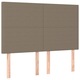 vidaXL tópszínű szövet rugós ágy matraccal 140 x 200 cm 61.14 kg 3136441