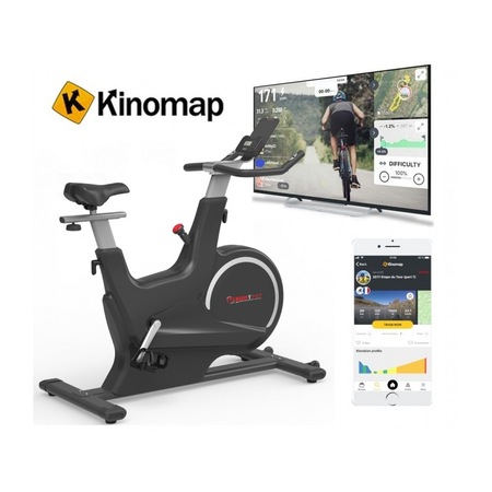 Bicicleta spinnning BodyFit SB7000, Fitshow, Kinomap, Zwift