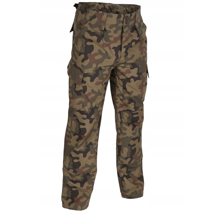 Férfi nadrág Wz10, Texar, Poliészter/pamut, Rip-Stop, Camouflage, Barna/Terepszínű, M-Long