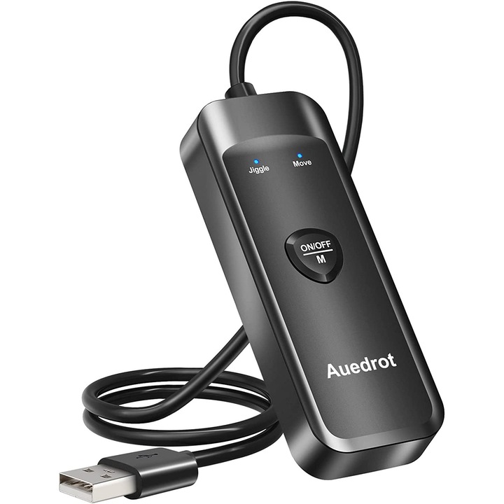 USB Jiggler egér 2 kurzormozgatási móddal, Plug & Play, be/ki gombbal, illesztőprogram nélkül