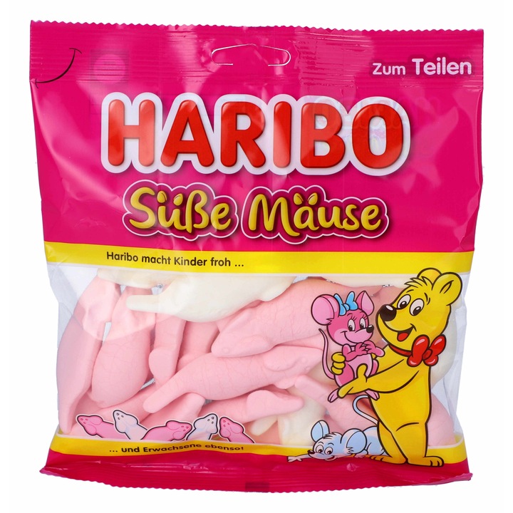 Bezele, Haribo, Aroma zmeura/portocale, 175 g