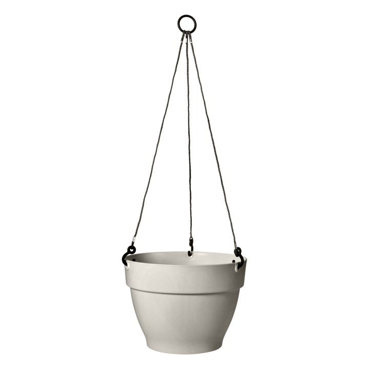 Ghiveci agatator Vibia Campana 26 cm, culoare alb