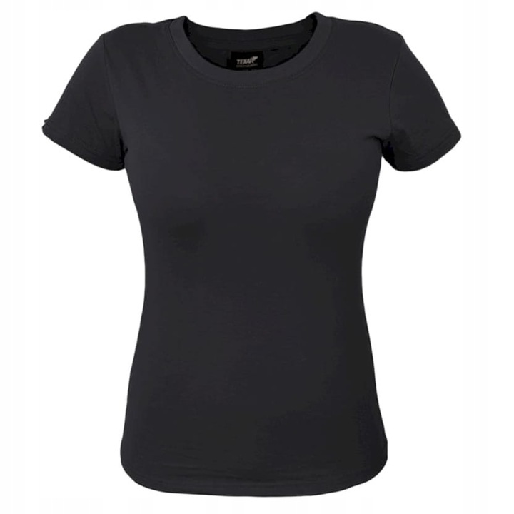 Tricou militar dama, Texar, Bumbac, Negru, Negru
