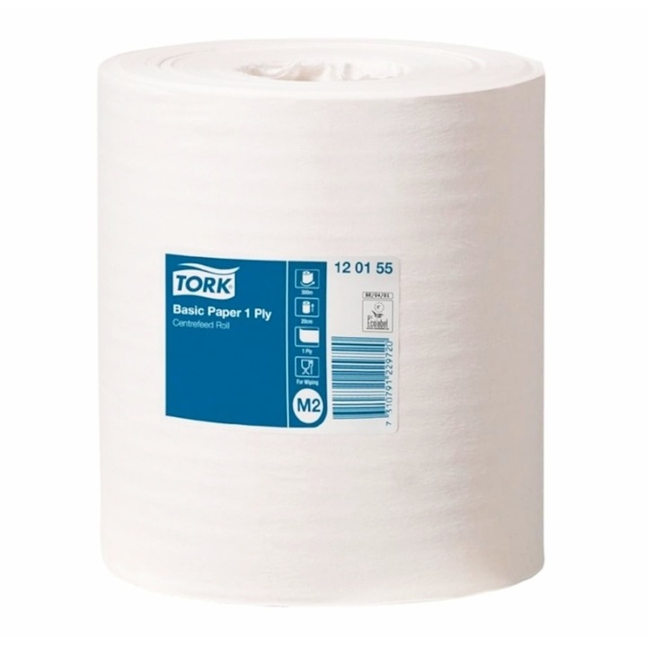 Prosop hartie derulare centrala Tork, 300 m,1.47 kg 1 str alb