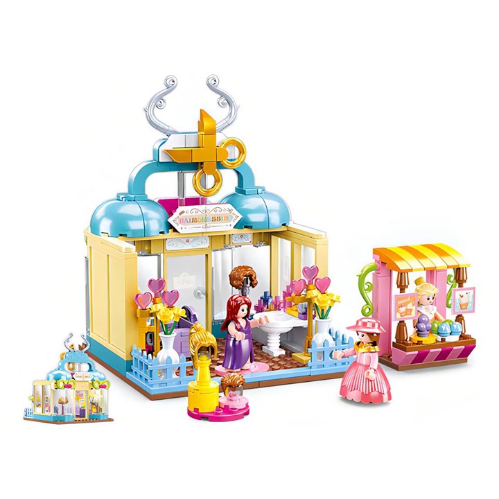 Set de constructie, Sluban, ABS, 315 piese, Multicolor, 6 ani+