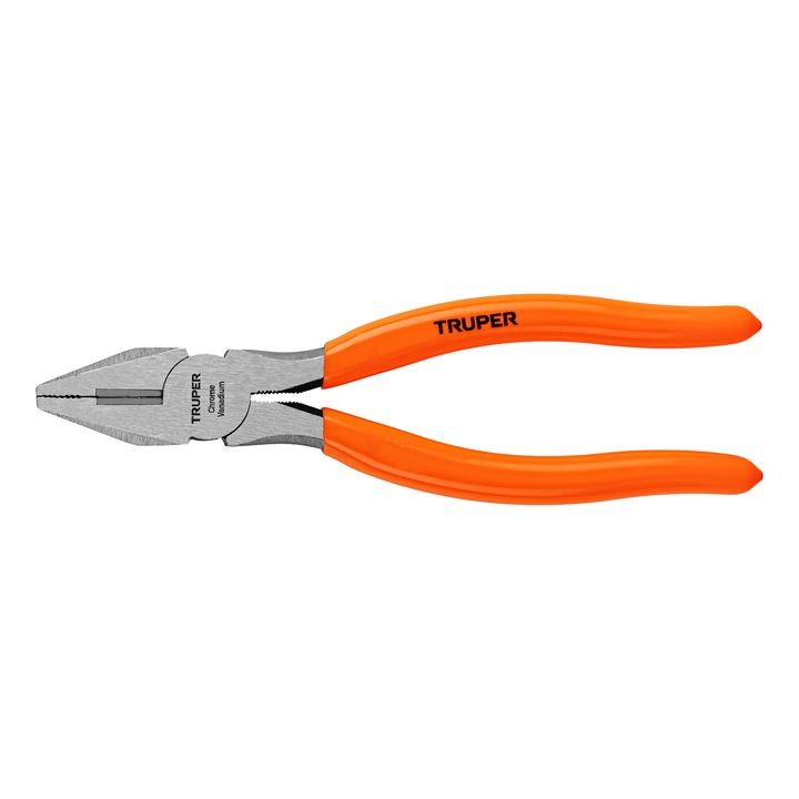 Cleste combinat patent Truper, maner aderent, falca ascutita, 180mm