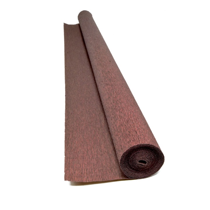 Hartie creponata elastica floristica 90gr Coffee Bean brown 357