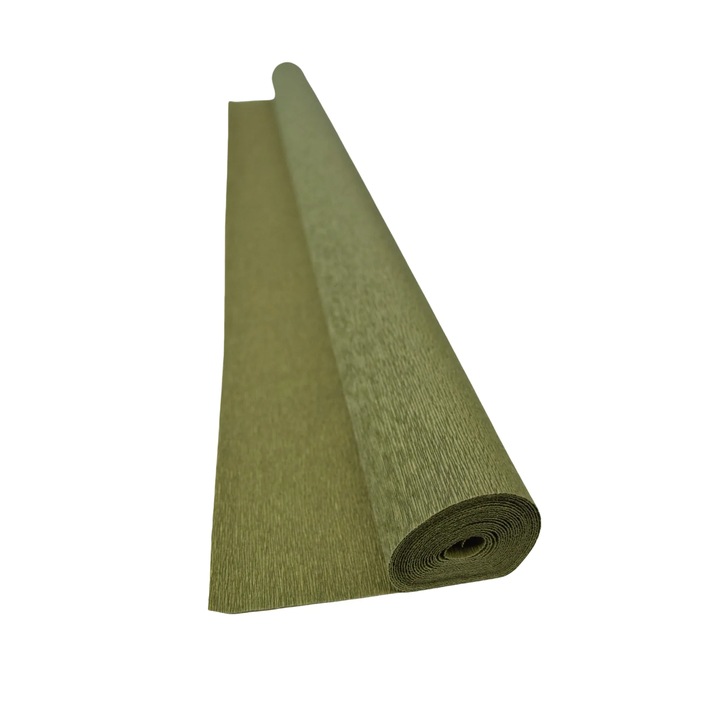 Hartie creponata elastica floristica 90gr Olive Green by Tiffany Turner 368