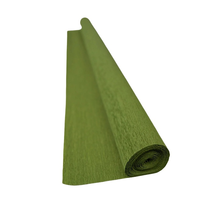 Флорална еластична креп хартия 90гр Light Olive Green 366