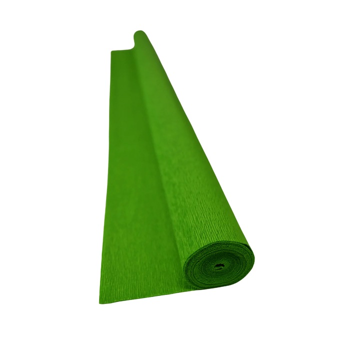 Hartie creponata elastica floristica 90gr Apple Green 396
