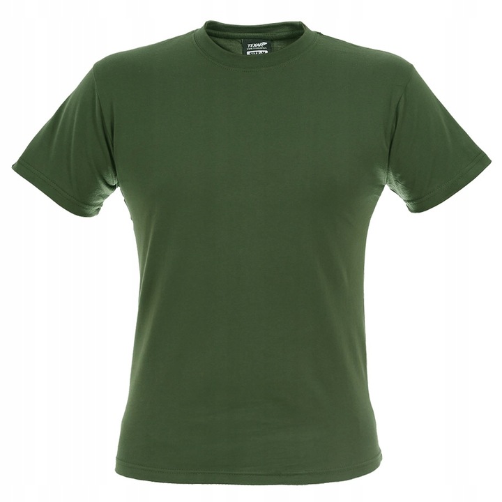 Tricou militar barbati, Texar, Bumbac, Verde masliniu, Verde masliniu