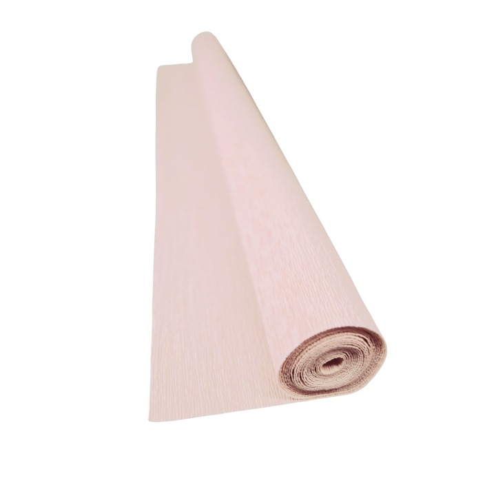 Hartie creponata elastica floristica 90gr SOFT PINK 354
