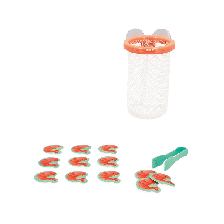 Fürdőjáték, Janod, garnélarákos kosár, 2 év+