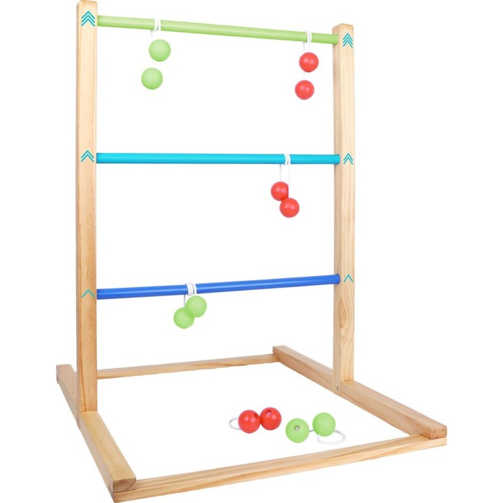 Игра за хвърляне, Small Foot, Spin Ladder, Дървена, 3 години+, Многоцветна