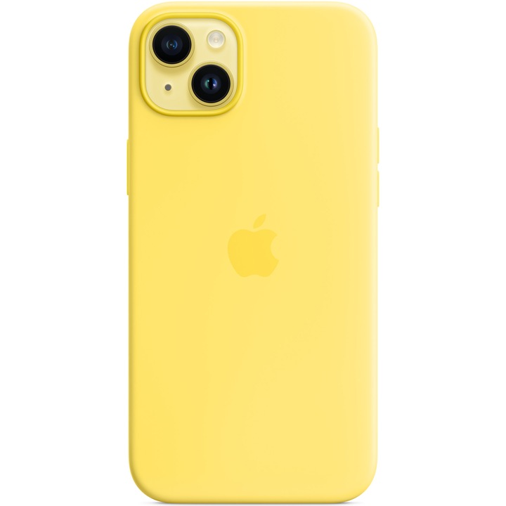 Калъф Apple Silicone Case with MagSafe, За iPhone 14 Plus, Canary Yellow