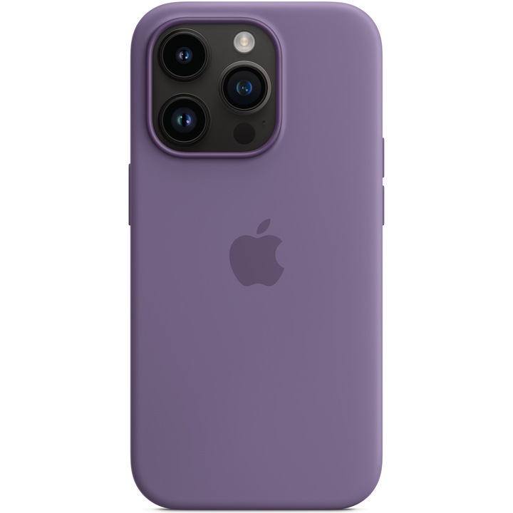 Калъф Apple Silicone Case with MagSafe, За iPhone 14 Pro, Iris