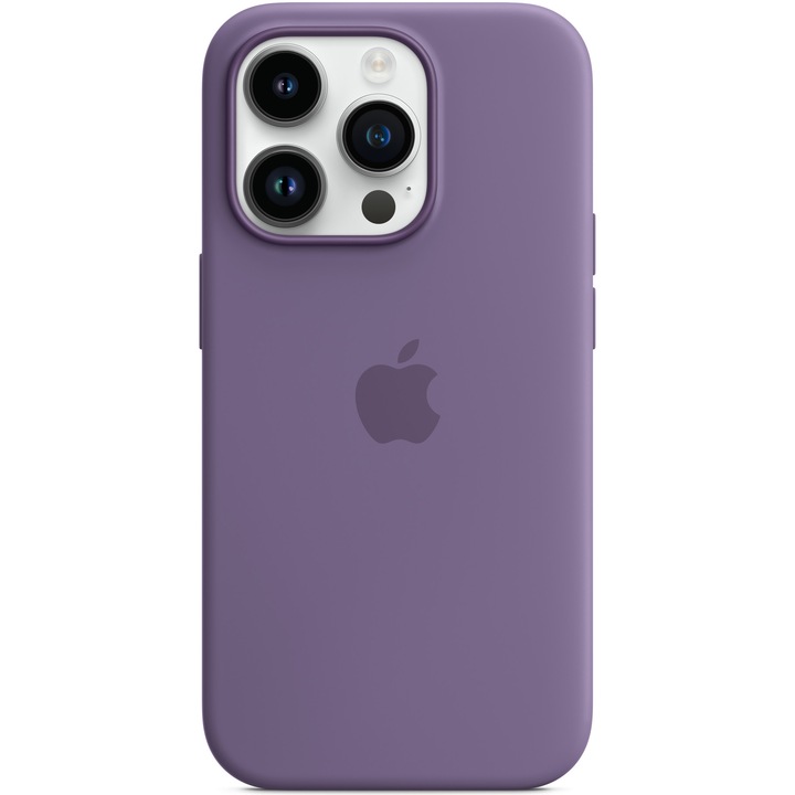 Калъф Apple Silicone Case with MagSafe, За iPhone 14 Pro, Iris