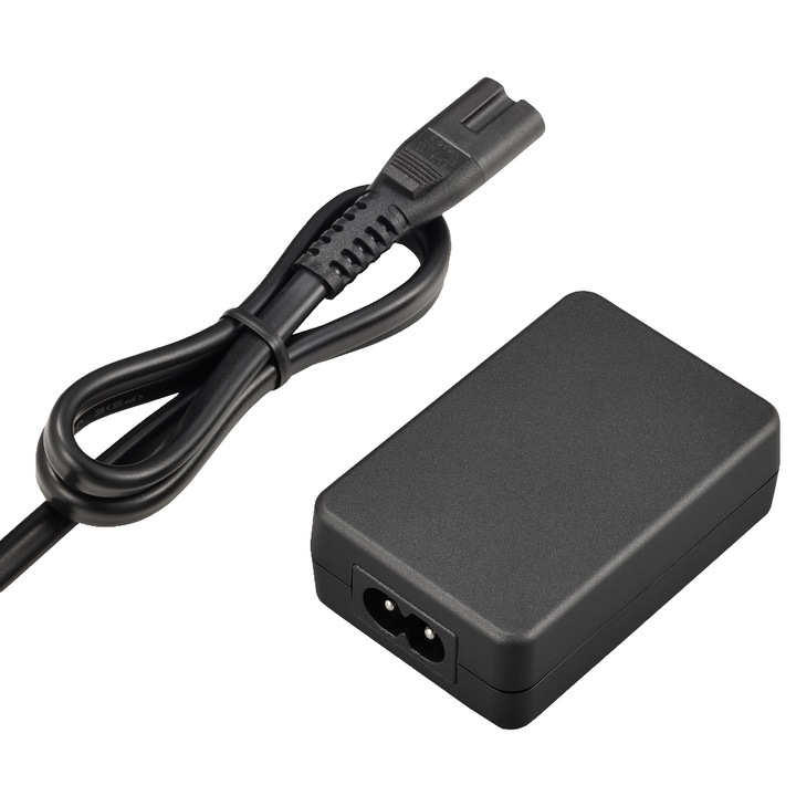 Adator F-7AC USB compatibil Olympus OM-1, OM System, 10 x 7.5 x 8 cm, Negru
