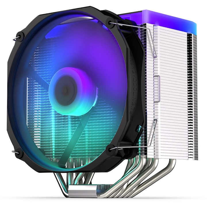 Охладител за процесор Endorfy Fortis 5 ARGB CPU, Съвместим с Intel/AMD, 1 x 140 мм ARGB PWM вентилатори