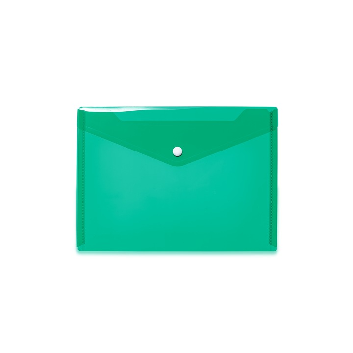 Mapa A5 cu buton, 22x12 cm, verde, HERMA, H20053