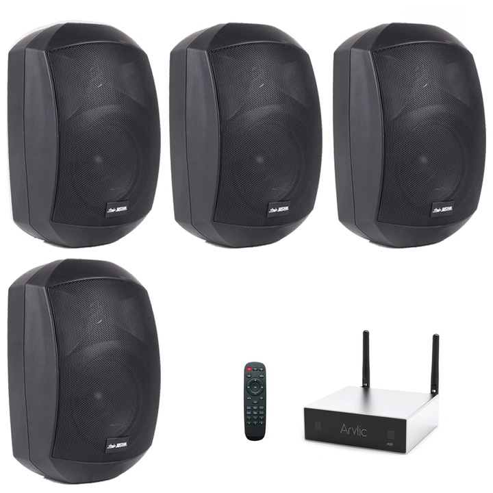 Аудио система Master Audio XB640B, Усилвател Arylic A50+, Wi-fi, Bluetooth, Интернет радио