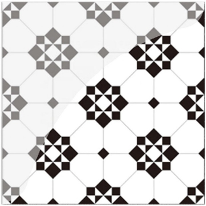 DAVIDAMI CONCEPT dekorációs matrica készlet, 19 db, öntapadós, csempéhez vagy falhoz, Geometric Stars modell, 10 cm x 10 cm