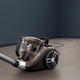 Rowenta RO4B30EA Compact Power XXL + Parquet Kit porzsáknélküli porszívó, Porszint-jelző, 750W, 2.5L porzsák, Barna