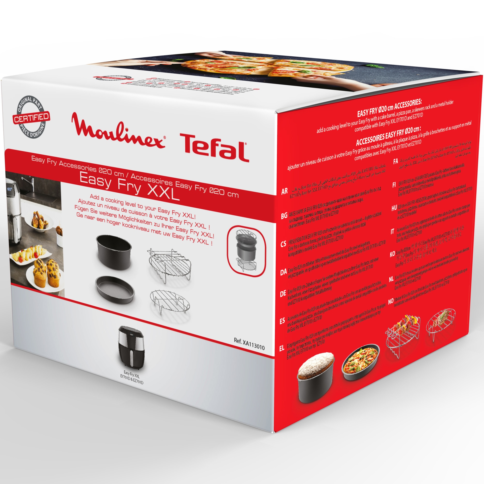 Recambio Tefal Easy Fry set accesorios freidora aire XA112010