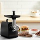 Masina de tocat carne Tefal HV7 Plus 6 in 1 NE553838, 2000 W, 2.8 kg/min, accesorii pentru kebbe, carnati, suc de rosii, 3 grile din inox, functie reverse, negru