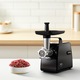 Masina de tocat carne Tefal HV7 Plus 6 in 1 NE553838, 2000 W, 2.8 kg/min, accesorii pentru kebbe, carnati, suc de rosii, 3 grile din inox, functie reverse, negru