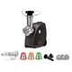 Месомелачка Tefal NE477838, Капацитет 2,3 кг/мин, 2000W, Комплект от 3 сита от неръждаема стомана, Комплект от 3 конуса за рендане, Чекмедже за съхранение, Аксесоар за колбаси/доматен сок/кебе, Черен