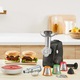 Месомелачка Tefal NE477838, Капацитет 2,3 кг/мин, 2000W, Комплект от 3 сита от неръждаема стомана, Комплект от 3 конуса за рендане, Чекмедже за съхранение, Аксесоар за колбаси/доматен сок/кебе, Черен