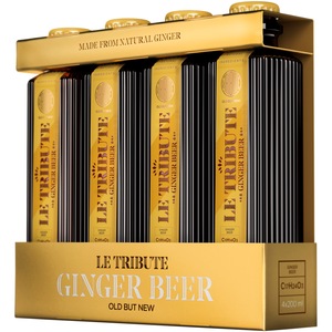 Bautura Carbogazoasa Le Tribute Ginger Beer Premium, 4 x 0.2l