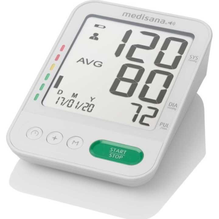 Felkar vérnyomásmérő Medisana BU 586, Alb, 51586