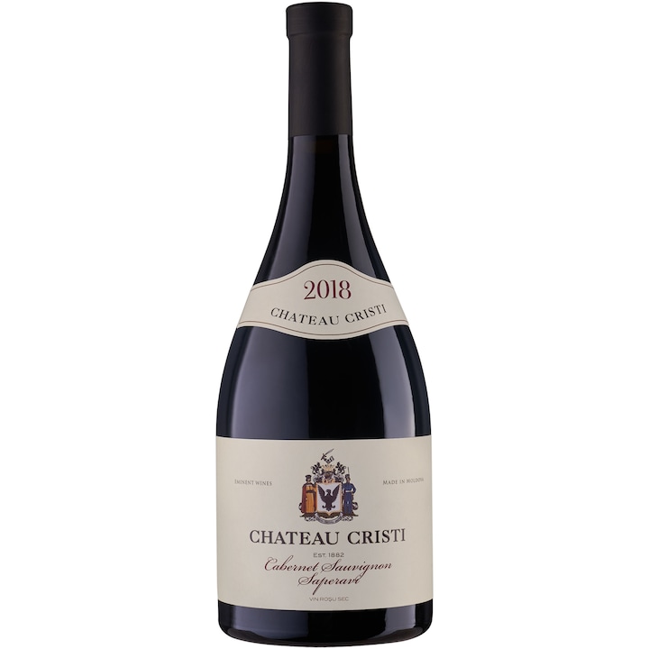 Vin Rosu Chateau Cristi, Cabernet Sauvignon&Saperavi, Sec, 0.75l