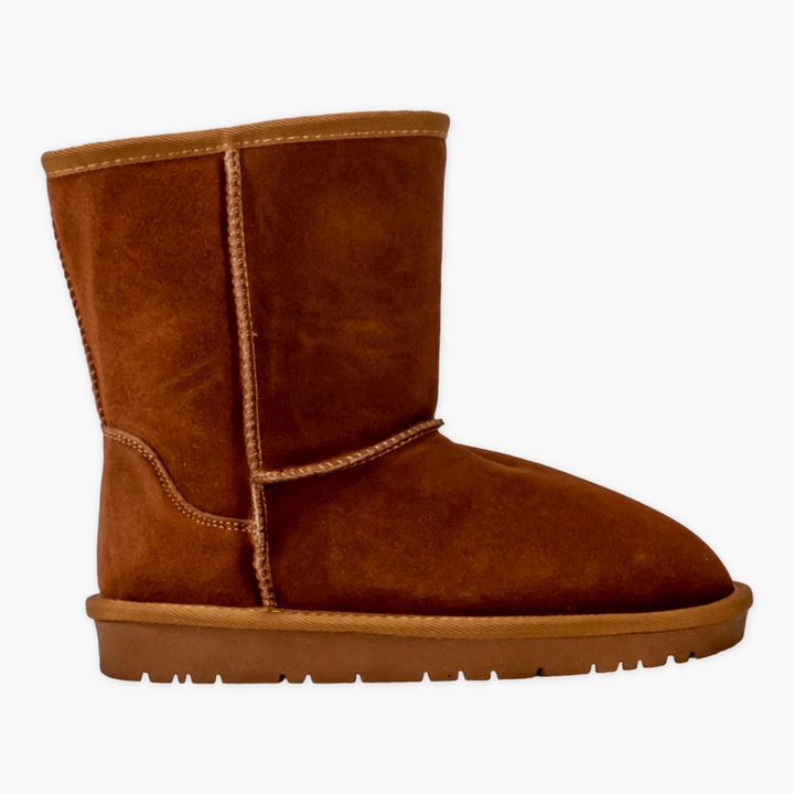 Ghete dama, Moda Stil, Mara, Piele naturala, Maro camel